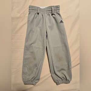 Adidas Kids Gray Baseball Pants